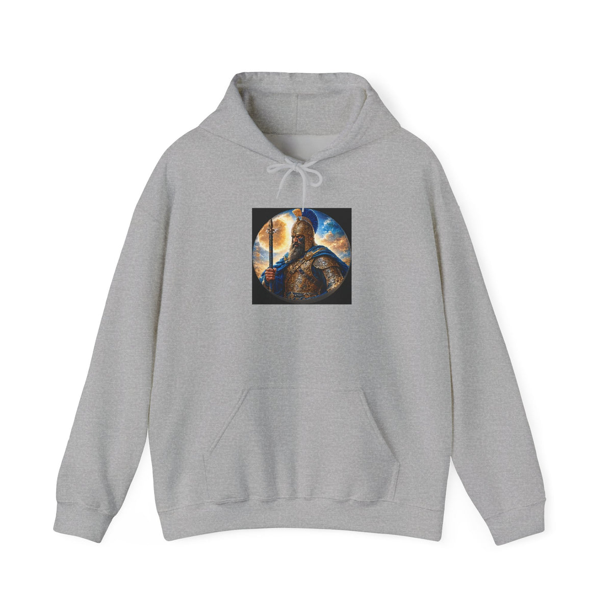 Persian Immortal Warrior Hoodie - Ancient Persian Spear Graphic Sweatshirt