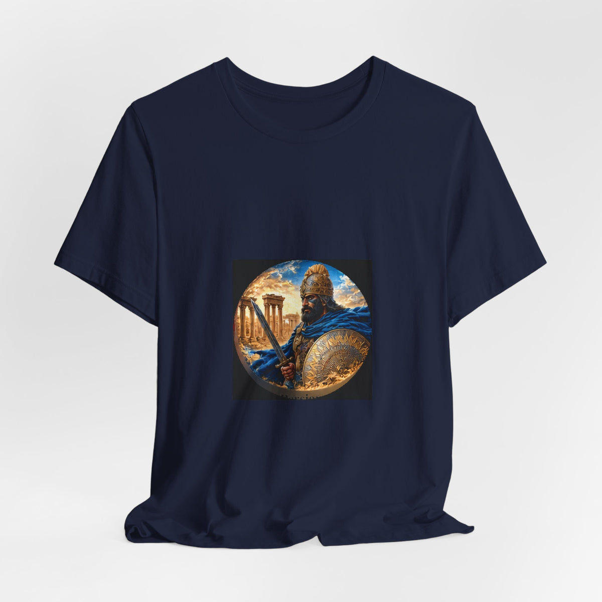 Persian Immortal Warrior T-Shirt - Ancient Persian Sword Graphic Tee