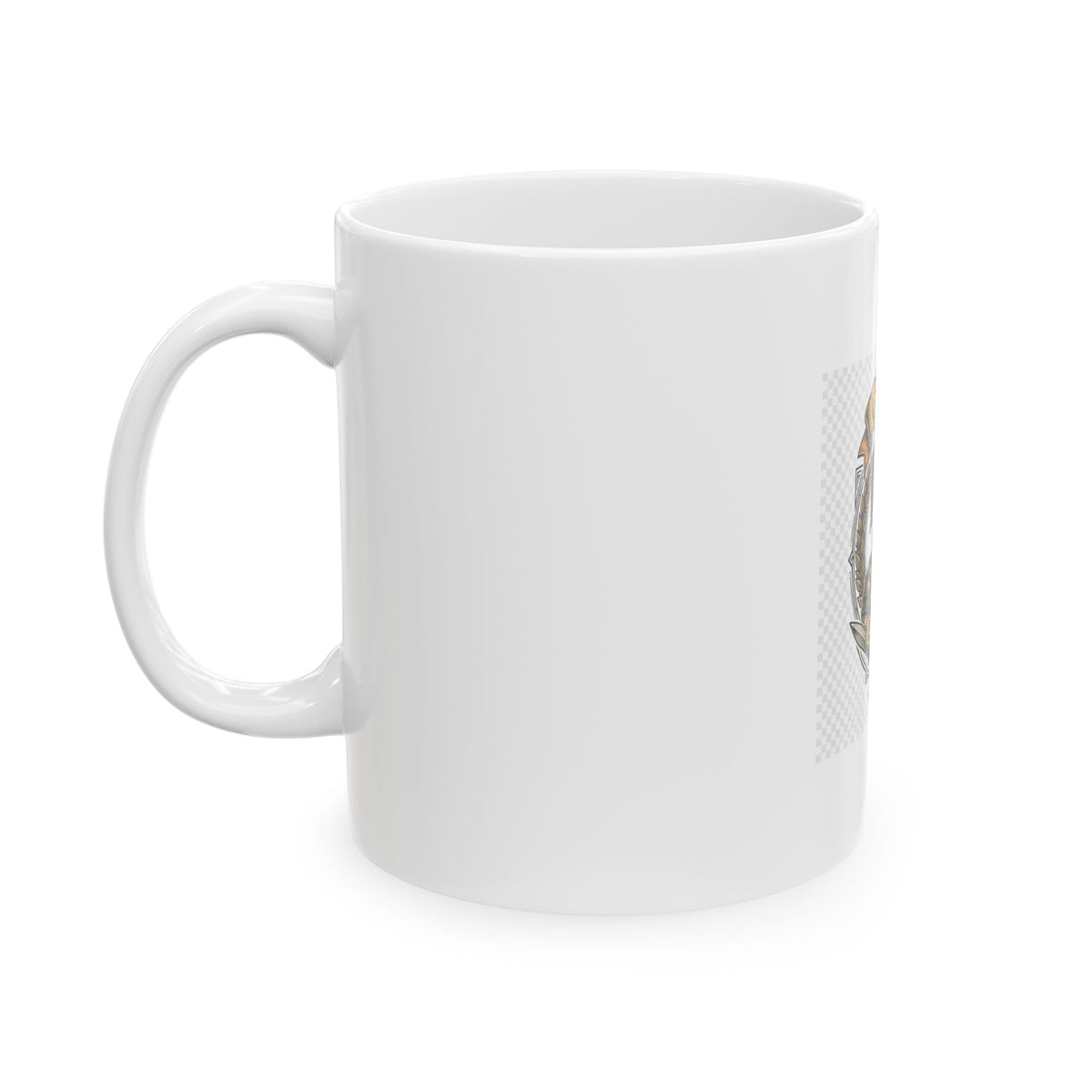 Roman Centurion Ceramic Mug - SPQR Legion Warrior Design (11oz)