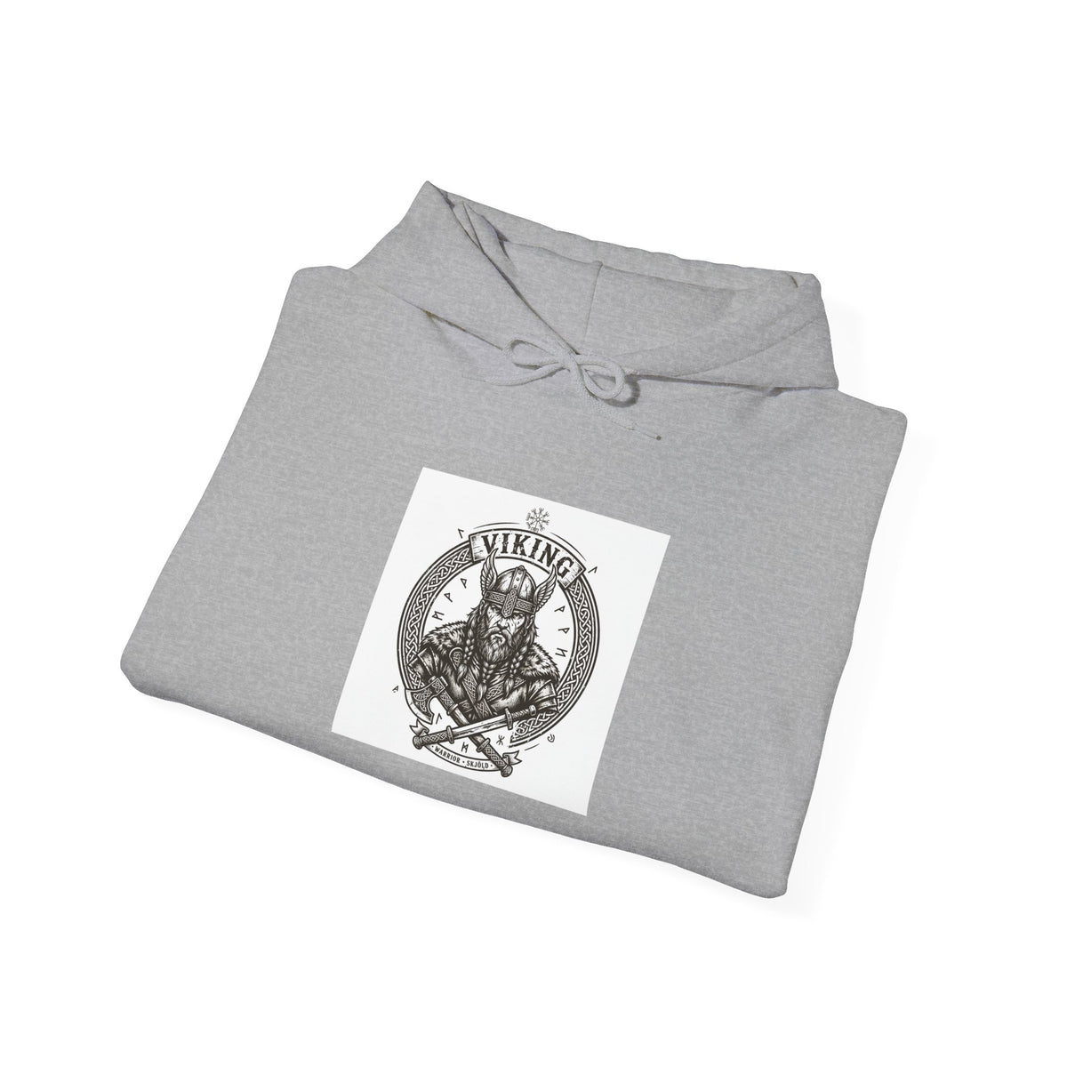 Viking Warrior Hoodie - Norse Skjold Graphic Sweatshirt