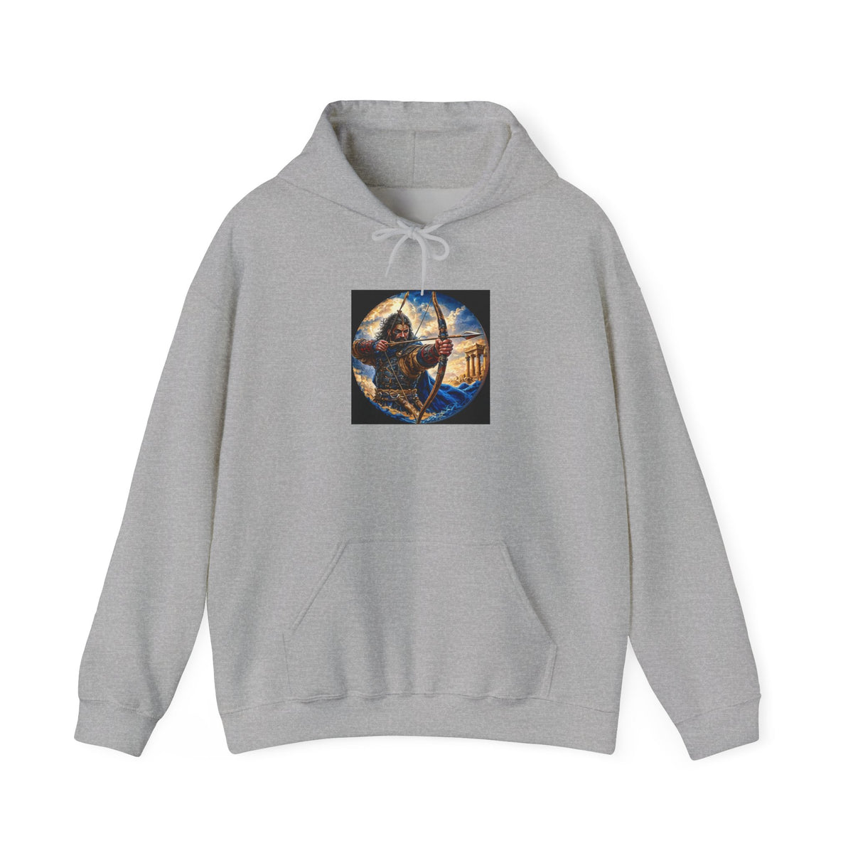 Persian Immortal Warrior Hoodie - Ancient Persian Archer Graphic Sweatshirt