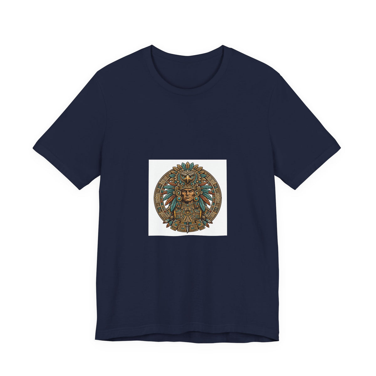 Aztec Eagle Warrior T-Shirt - Tenochtitlan Graphic Tee