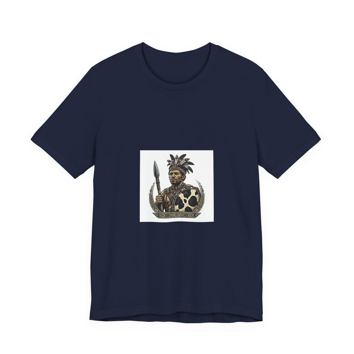 Zulu Warrior T-Shirt - Southern Africa Graphic Tee