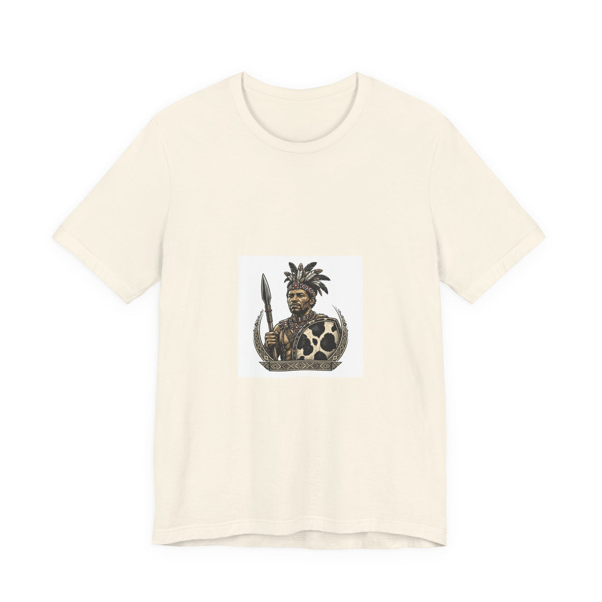 Zulu Warrior T-Shirt - Southern Africa Graphic Tee