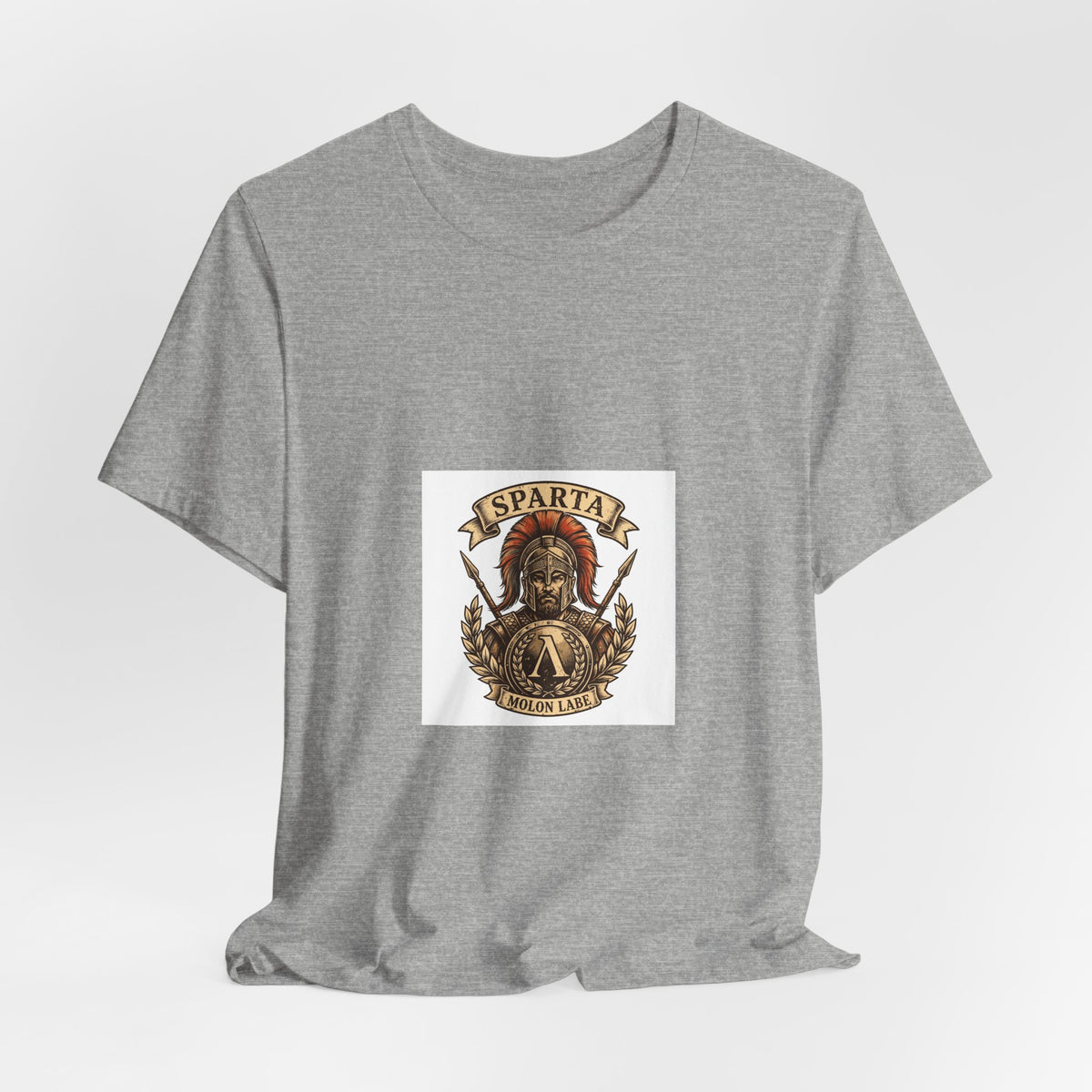 Spartan Warrior T-Shirt - Ancient Greek Molon Labe Graphic Tee