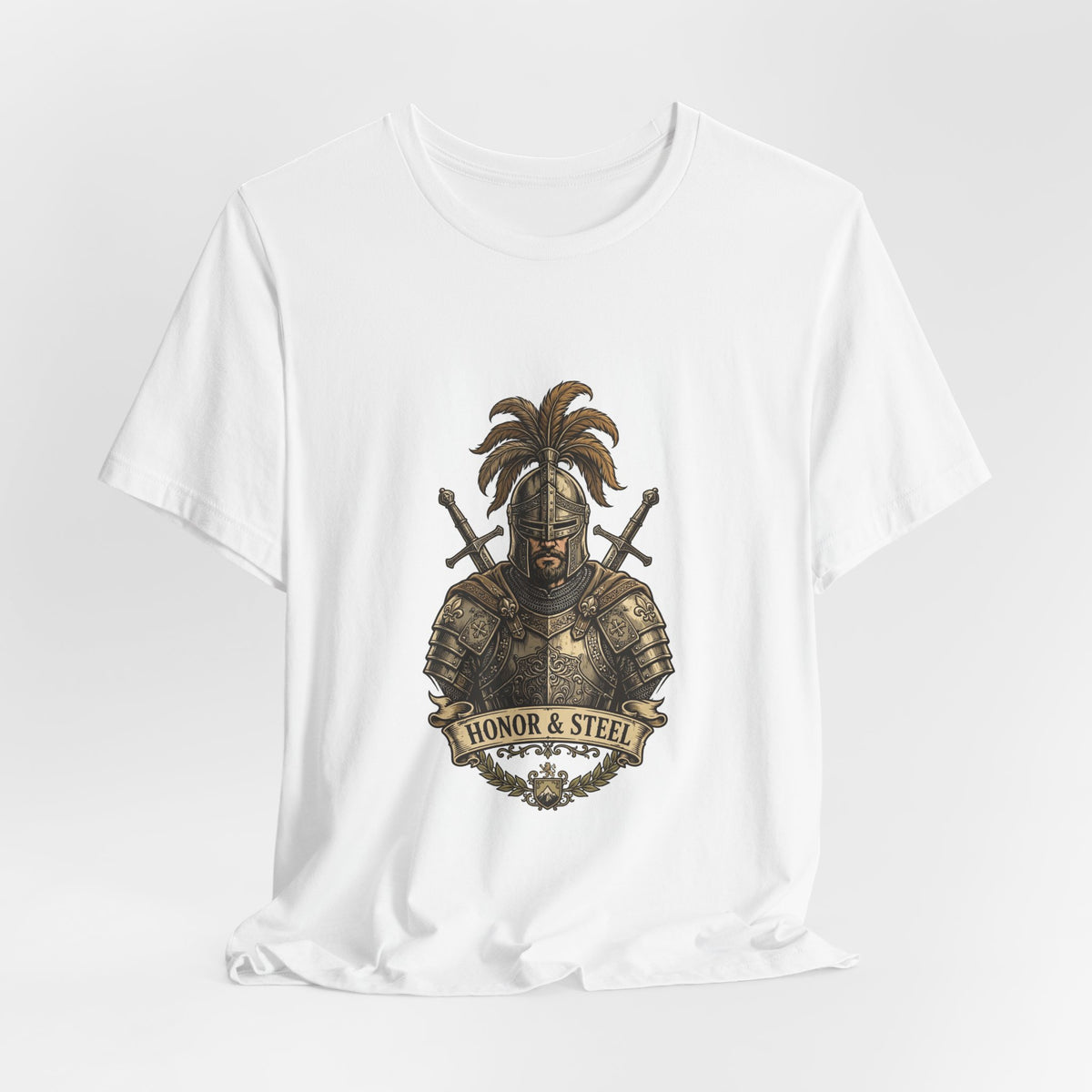Medieval Knight T-Shirt - Honor and Steel Graphic Tee