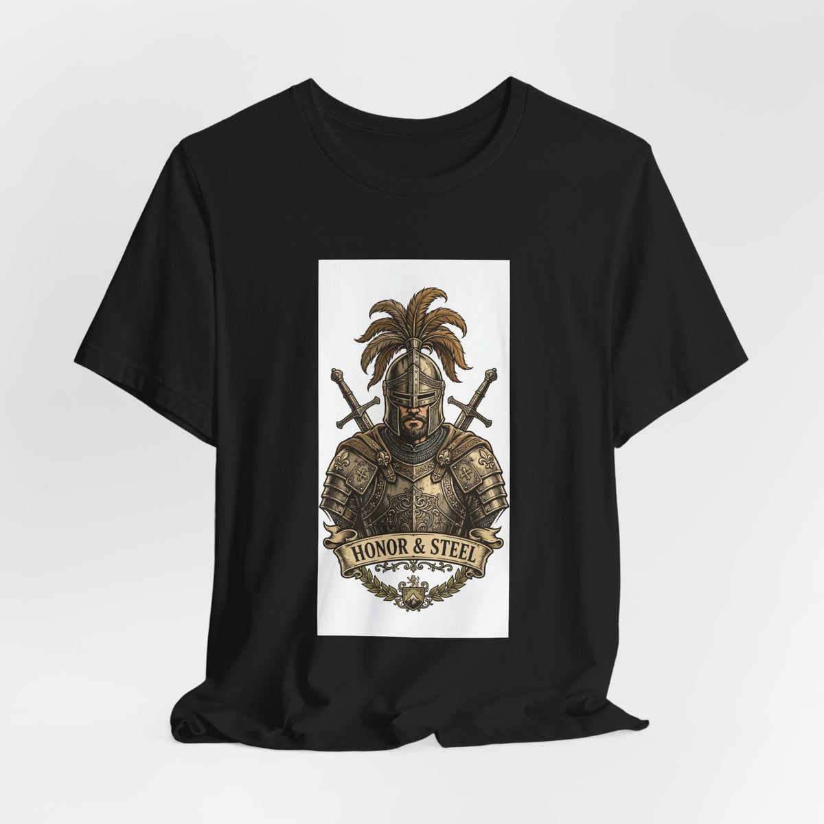 Medieval Knight T-Shirt - Honor and Steel Graphic Tee