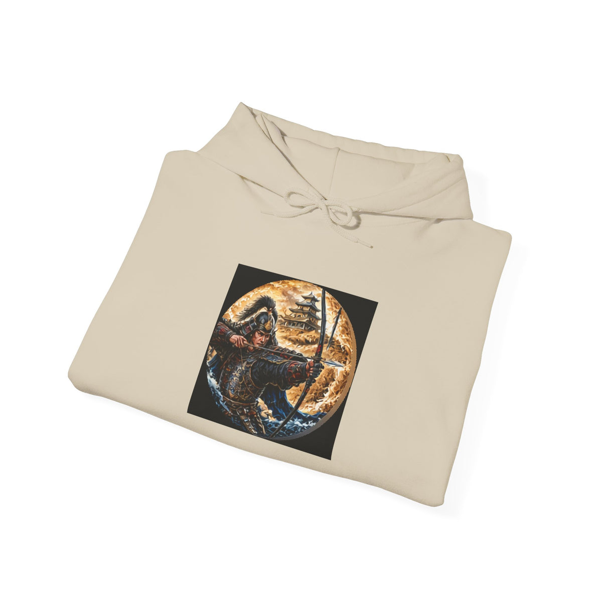 Samurai Warrior Hoodie - Japanese Archer Graphic Sweatshirt