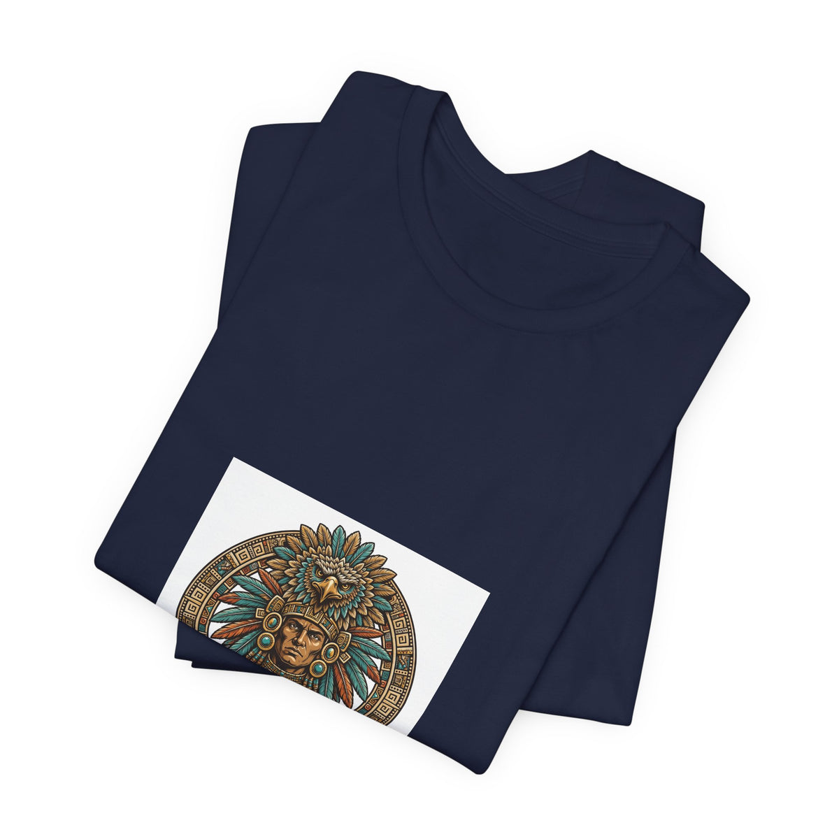Aztec Eagle Warrior T-Shirt - Tenochtitlan Graphic Tee