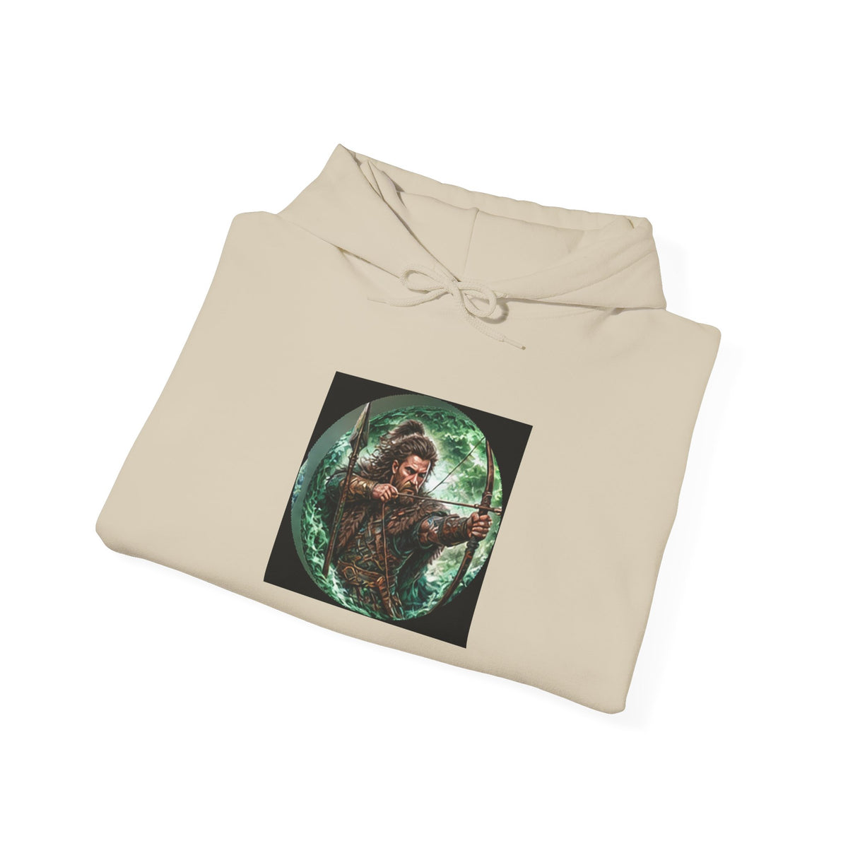 Celtic Warrior Hoodie - Ancient Celtic Archer Graphic Sweatshirt