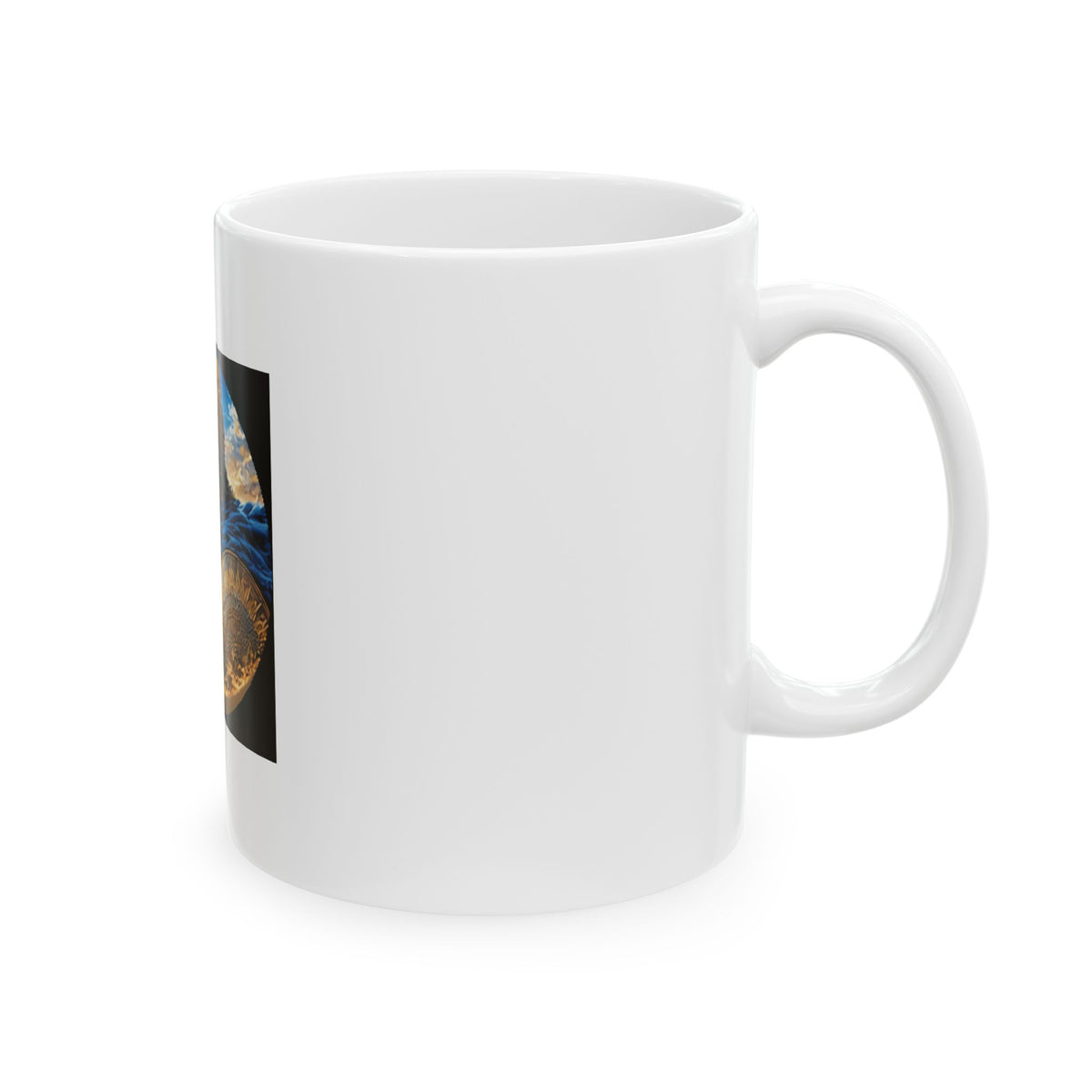 Persian Immortal Warrior Ceramic Mug - Ancient Persian Sword Warrior Design (11oz)