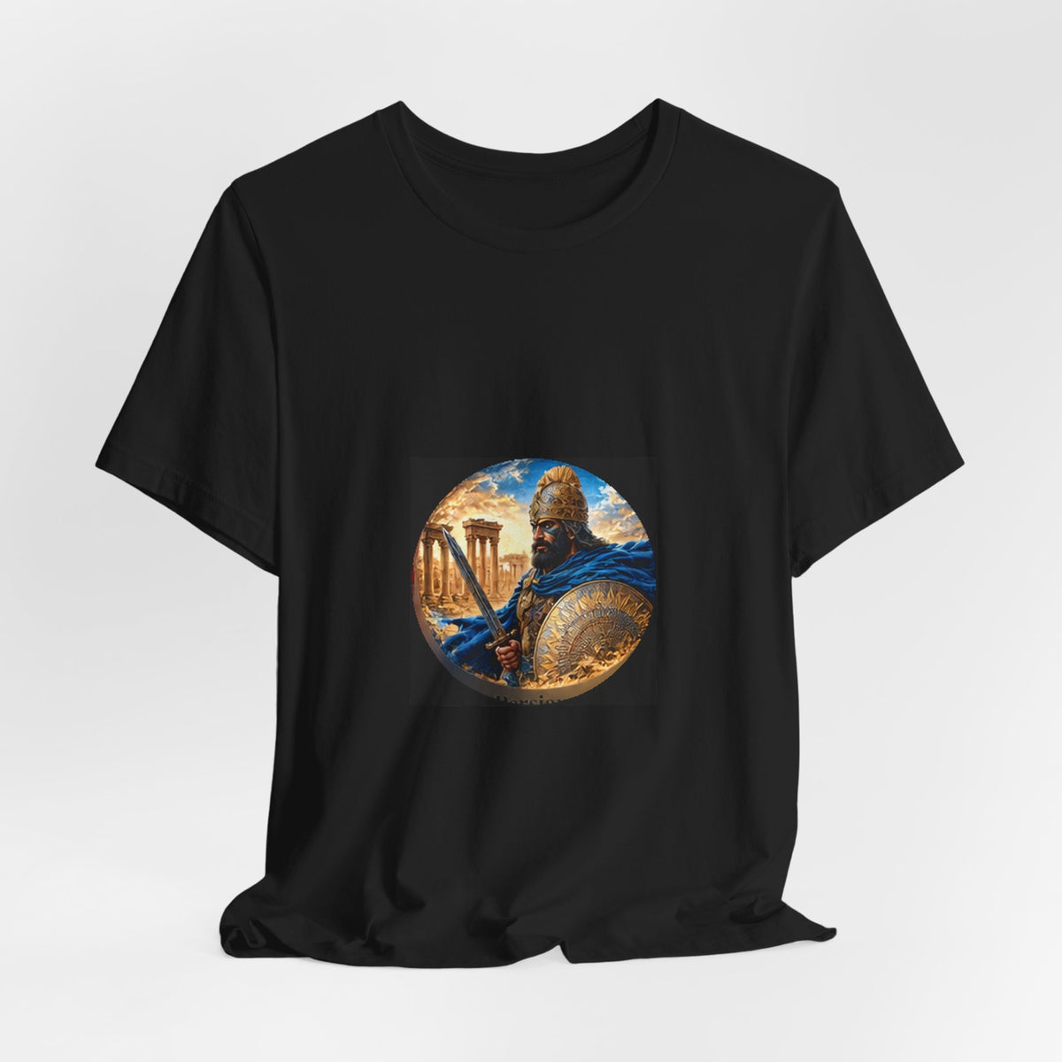 Persian Immortal Warrior T-Shirt - Ancient Persian Sword Graphic Tee