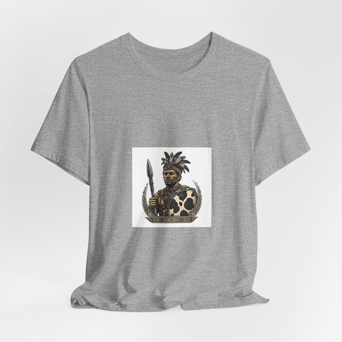 Zulu Warrior T-Shirt - Southern Africa Graphic Tee