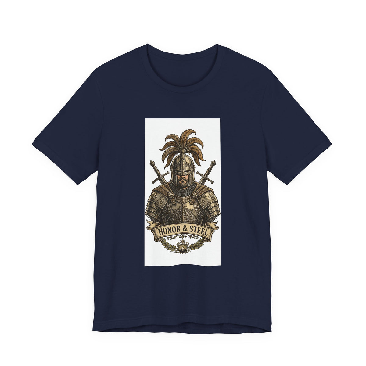 Medieval Knight T-Shirt - Honor and Steel Graphic Tee
