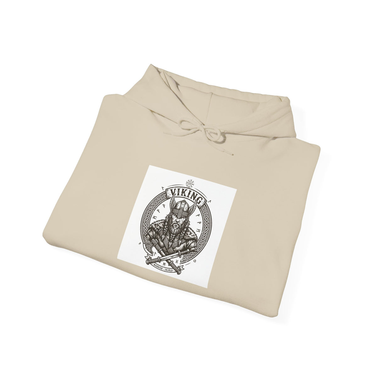 Viking Warrior Hoodie - Norse Skjold Graphic Sweatshirt