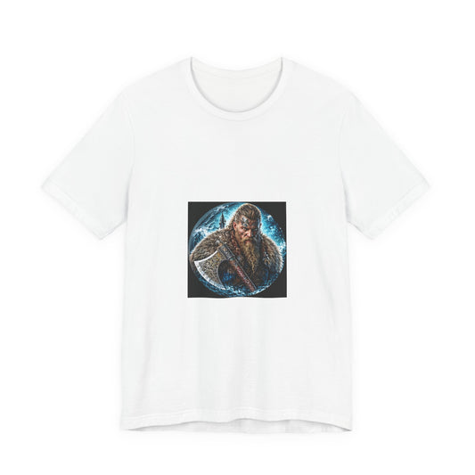 Viking Warrior T-Shirt - Norse Warpaint Axe Graphic Tee