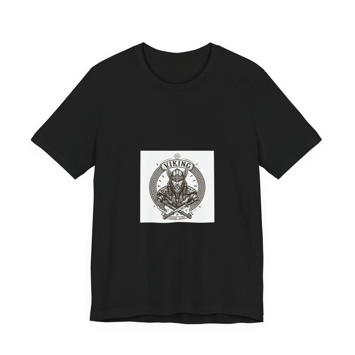 Viking Warrior T-Shirt - Norse Skjold Graphic Tee