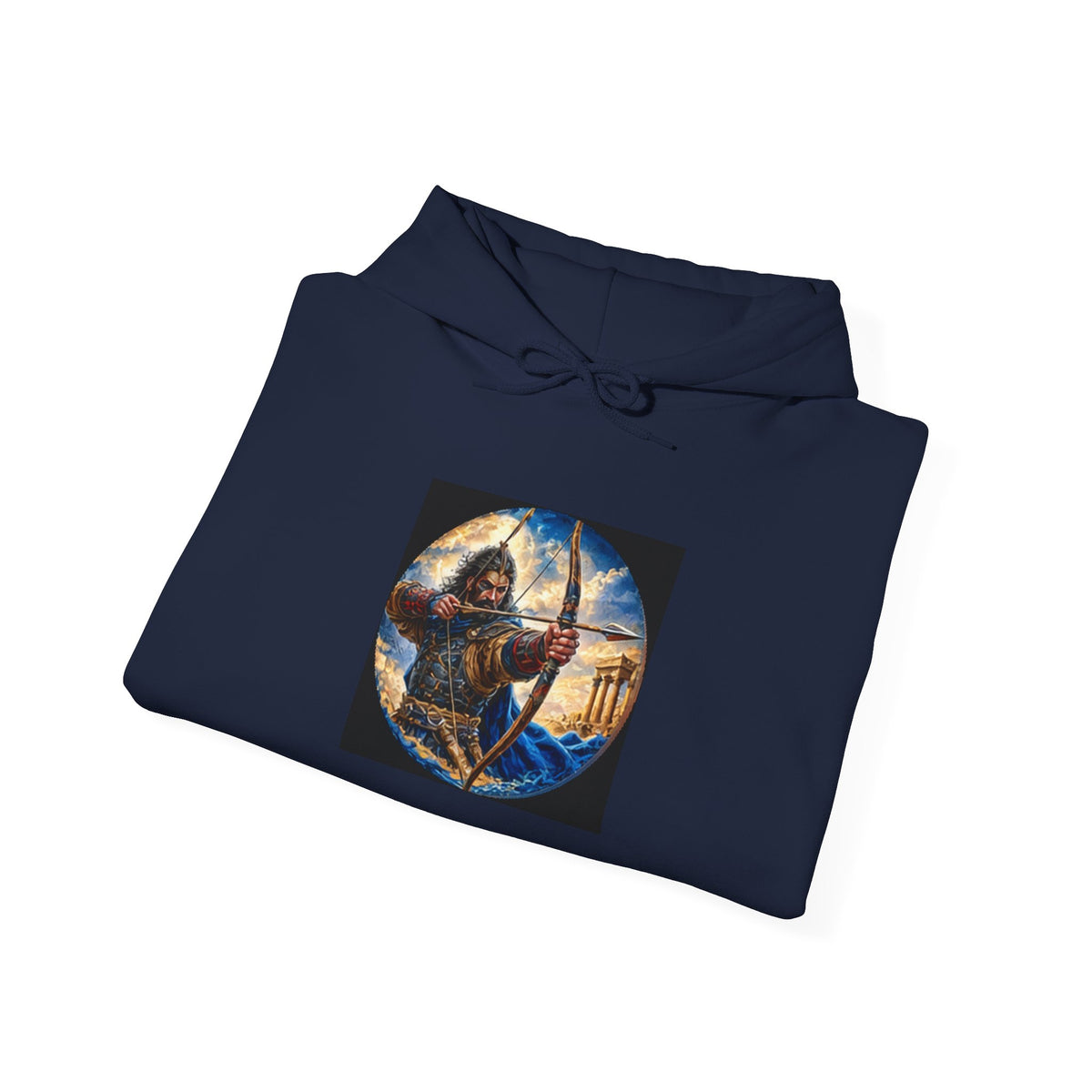 Persian Immortal Warrior Hoodie - Ancient Persian Archer Graphic Sweatshirt