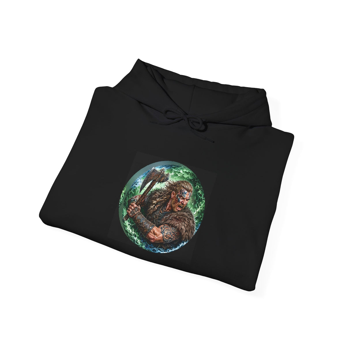 Celtic Warrior Hoodie - Ancient Celtic Axe Graphic Sweatshirt