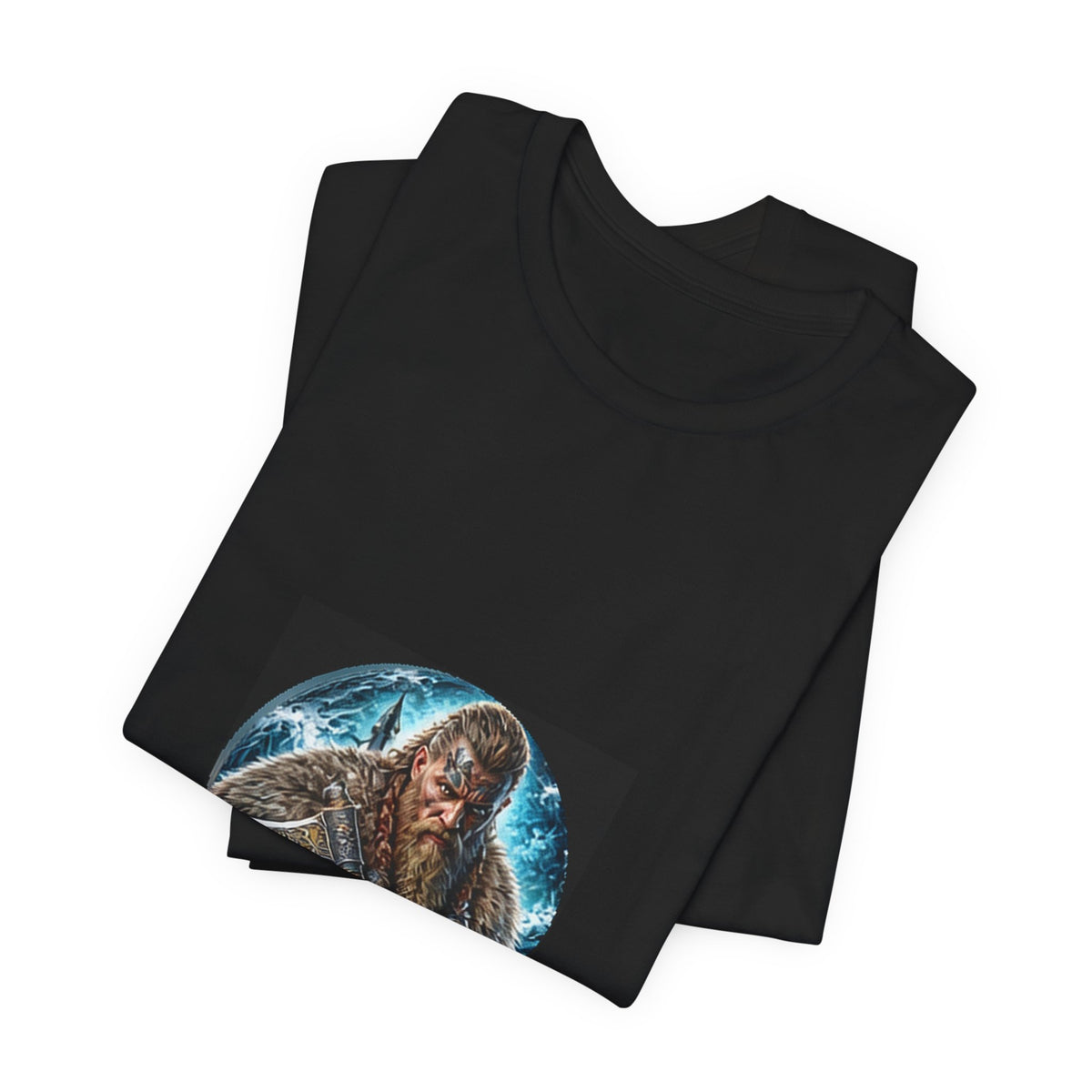 Viking Warrior T-Shirt - Norse Warpaint Axe Graphic Tee