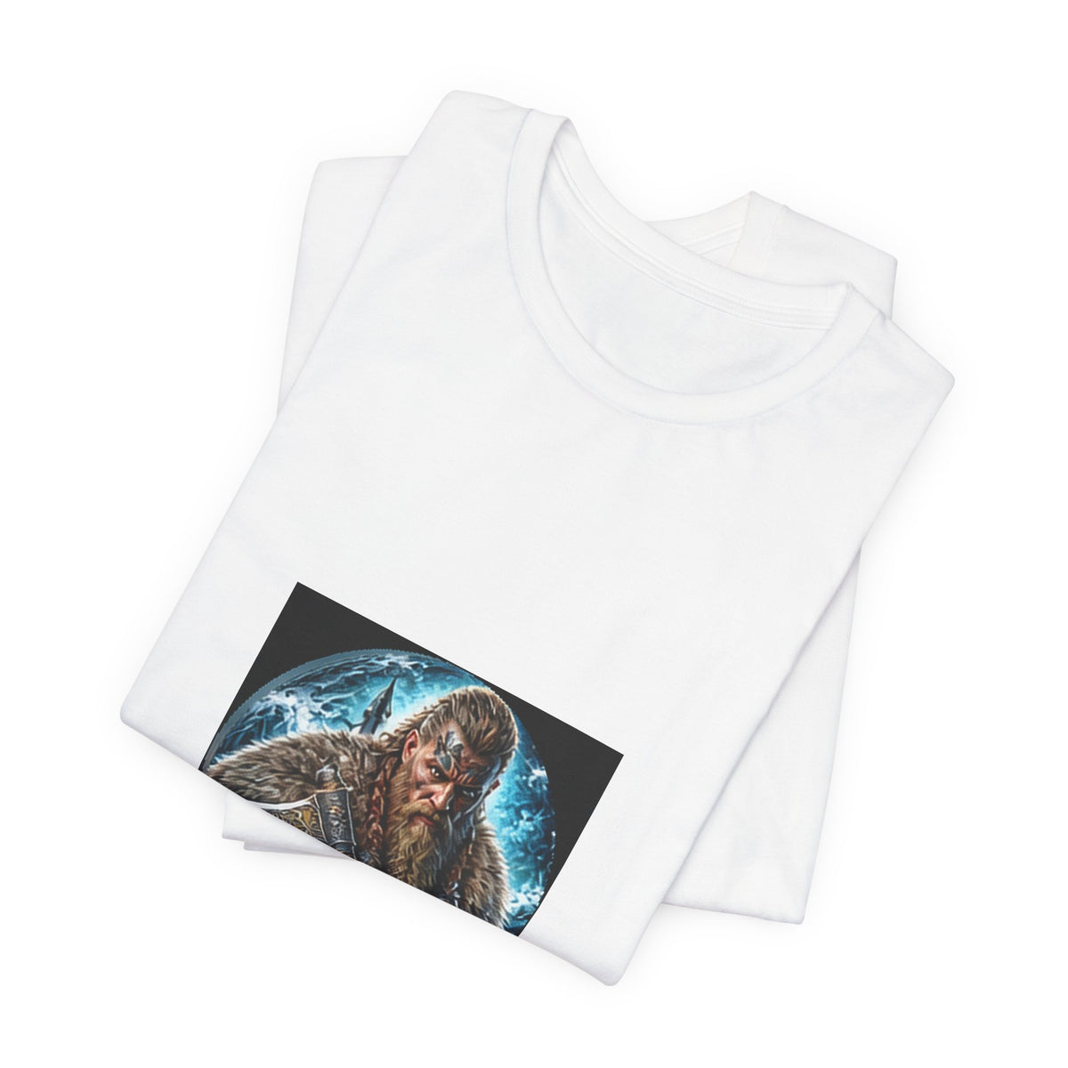 Viking Warrior T-Shirt - Norse Warpaint Axe Graphic Tee