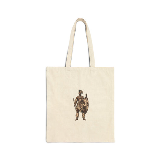 Tribal Shield Canvas Tote