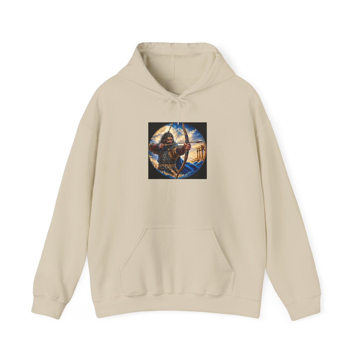 Persian Immortal Warrior Hoodie - Ancient Persian Archer Graphic Sweatshirt