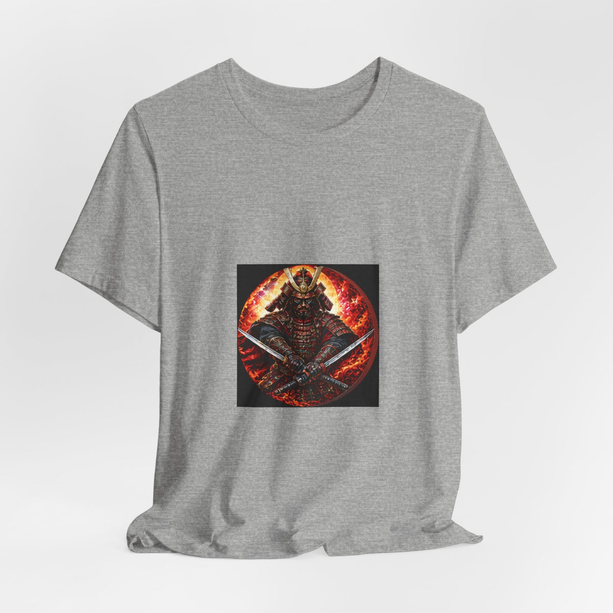 Samurai Warrior T-Shirt - Japanese Dual Katana Graphic Tee