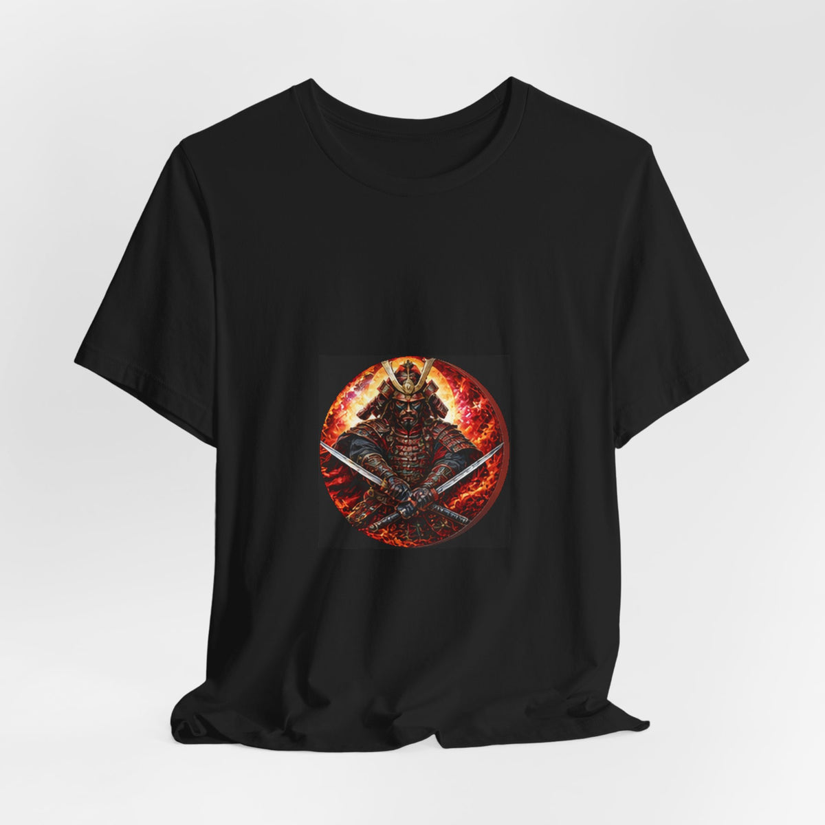 Samurai Warrior T-Shirt - Japanese Dual Katana Graphic Tee