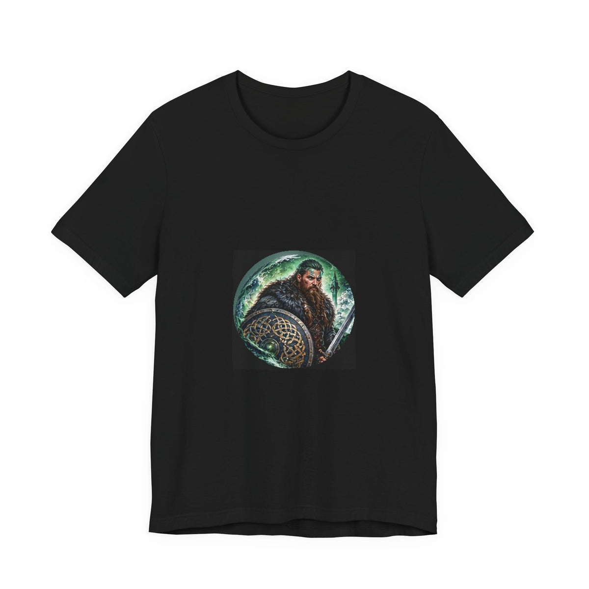 Celtic Warrior T-Shirt - Ancient Celtic Shield Graphic Tee
