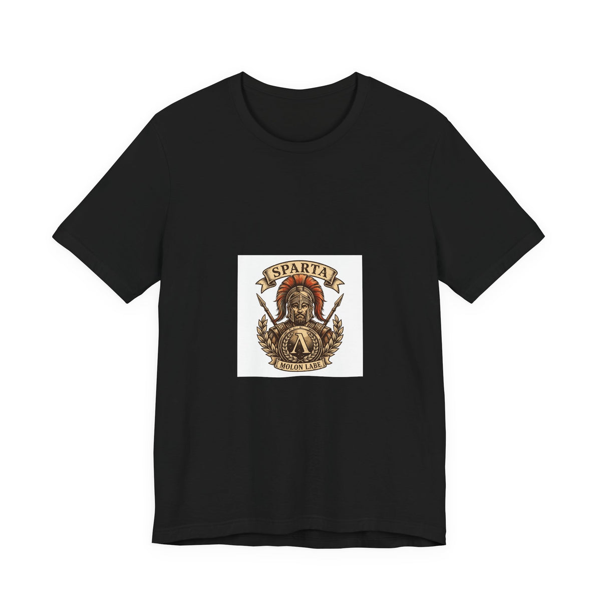Spartan Warrior T-Shirt - Ancient Greek Molon Labe Graphic Tee