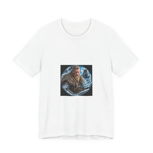 Viking Warrior T-Shirt - Norse Longship Warrior Graphic Tee