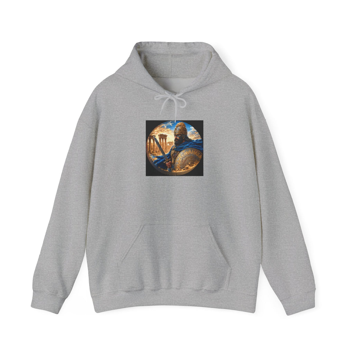 Persian Immortal Warrior Hoodie - Ancient Persian Sword Graphic Sweatshirt