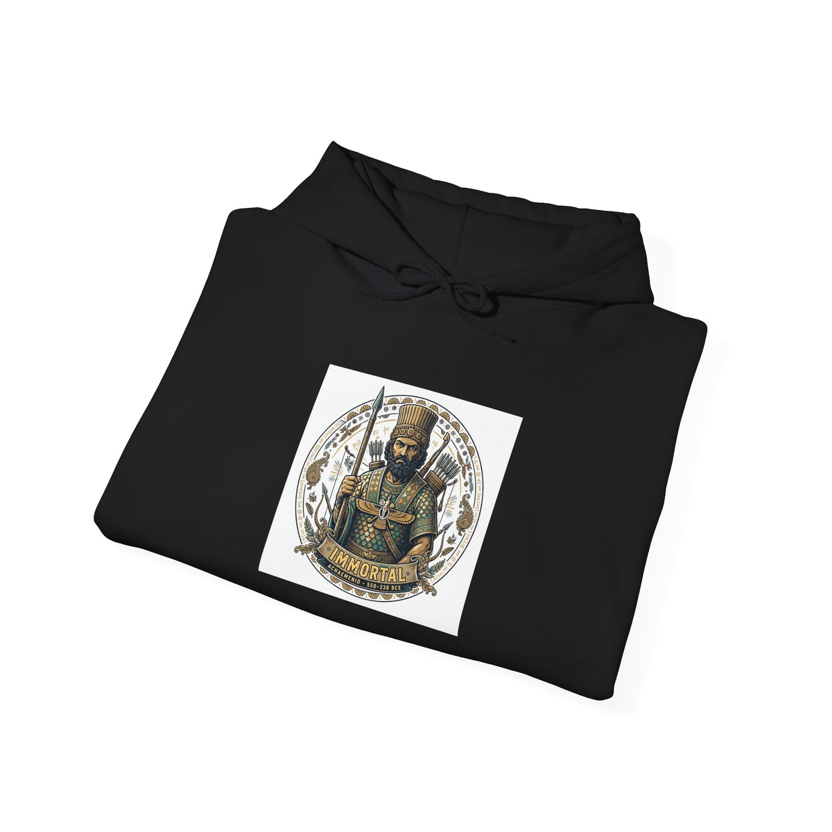 Persian Immortal Hoodie - Achaemenid Empire Graphic Sweatshirt