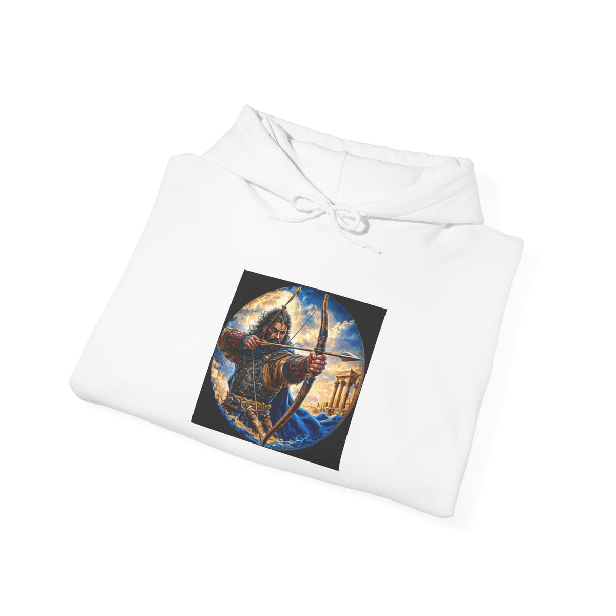 Persian Immortal Warrior Hoodie - Ancient Persian Archer Graphic Sweatshirt