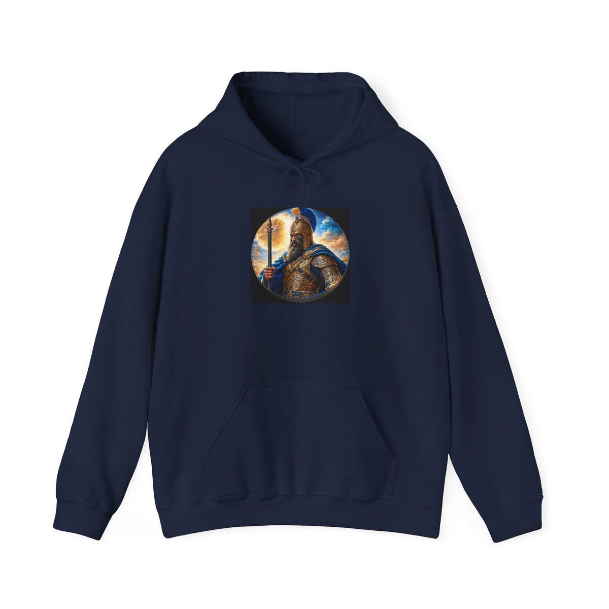 Persian Immortal Warrior Hoodie - Ancient Persian Spear Graphic Sweatshirt
