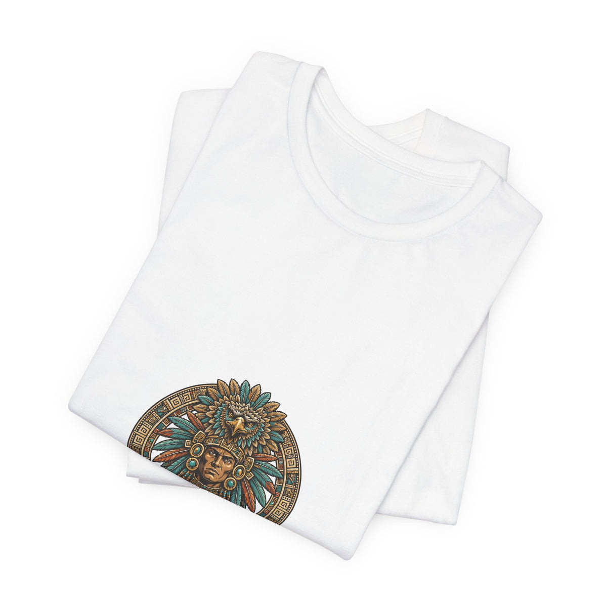 Aztec Eagle Warrior T-Shirt - Tenochtitlan Graphic Tee