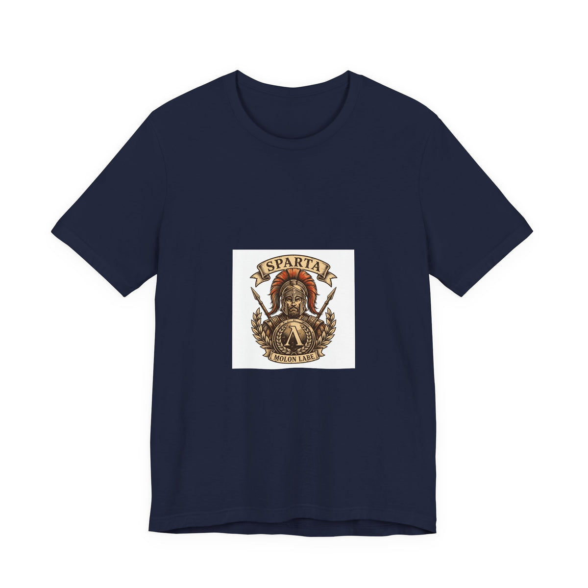 Spartan Warrior T-Shirt - Ancient Greek Molon Labe Graphic Tee