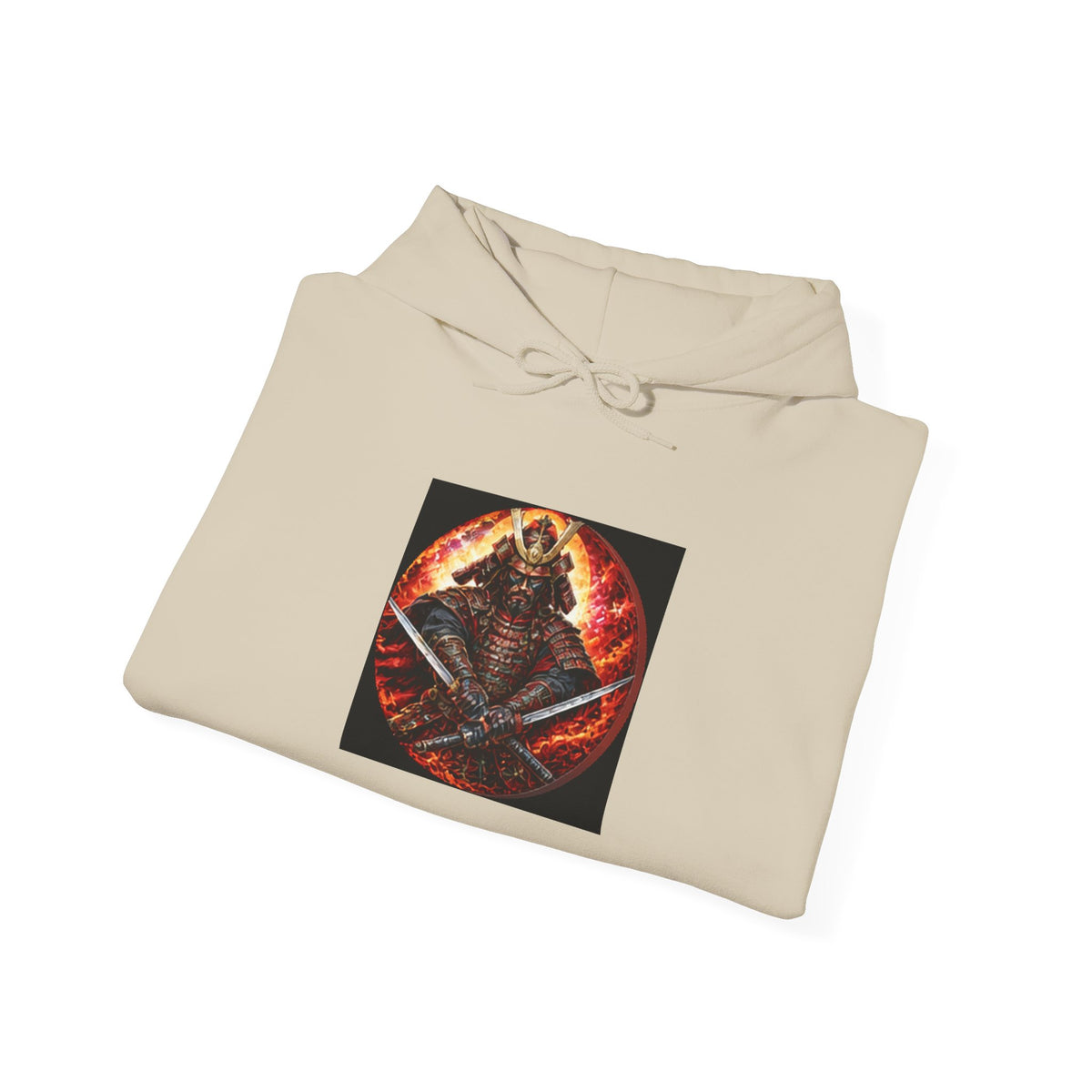 Samurai Warrior Hoodie - Japanese Dual Katana Graphic Sweatshirt