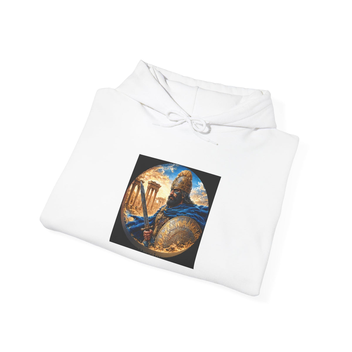 Persian Immortal Warrior Hoodie - Ancient Persian Sword Graphic Sweatshirt