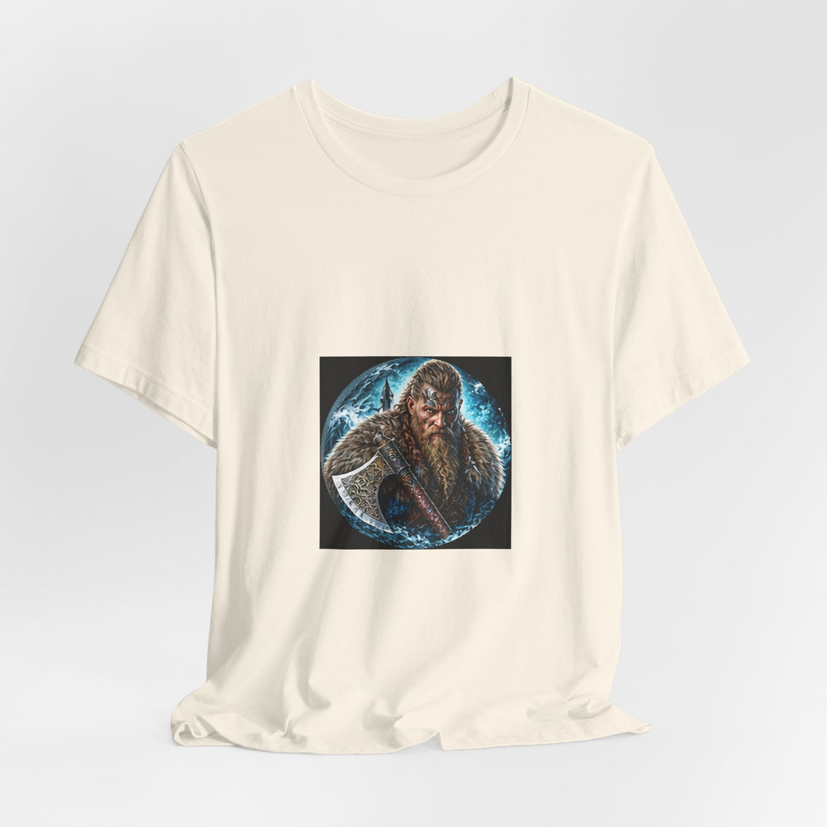 Viking Warrior T-Shirt - Norse Warpaint Axe Graphic Tee