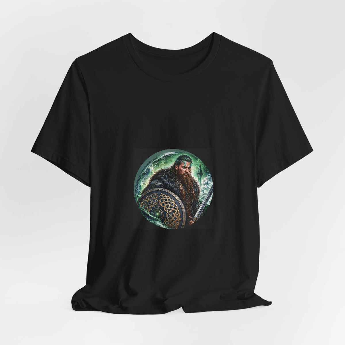 Celtic Warrior T-Shirt - Ancient Celtic Shield Graphic Tee