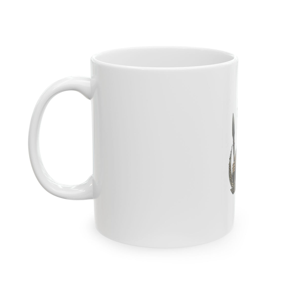 Zulu Warrior Ceramic Mug - Southern Africa Warrior Design (11oz)