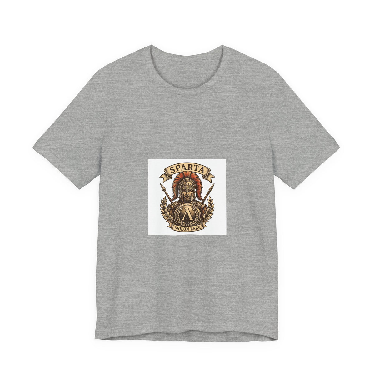 Spartan Warrior T-Shirt - Ancient Greek Molon Labe Graphic Tee