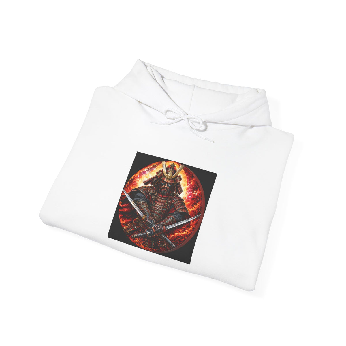 Samurai Warrior Hoodie - Japanese Dual Katana Graphic Sweatshirt