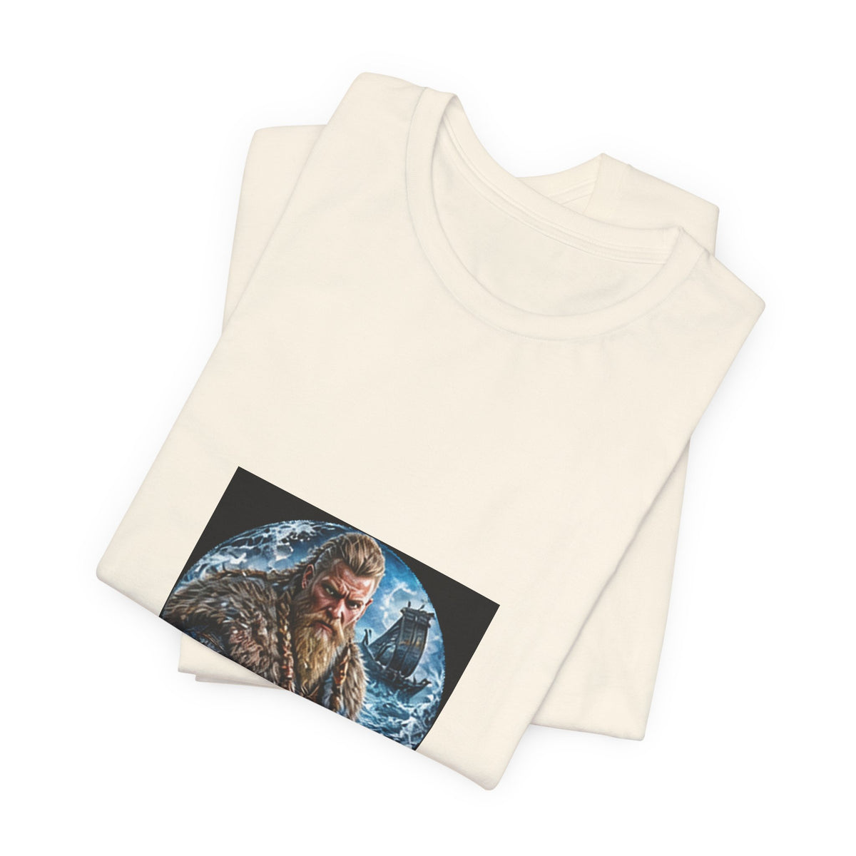Viking Warrior T-Shirt - Norse Longship Warrior Graphic Tee