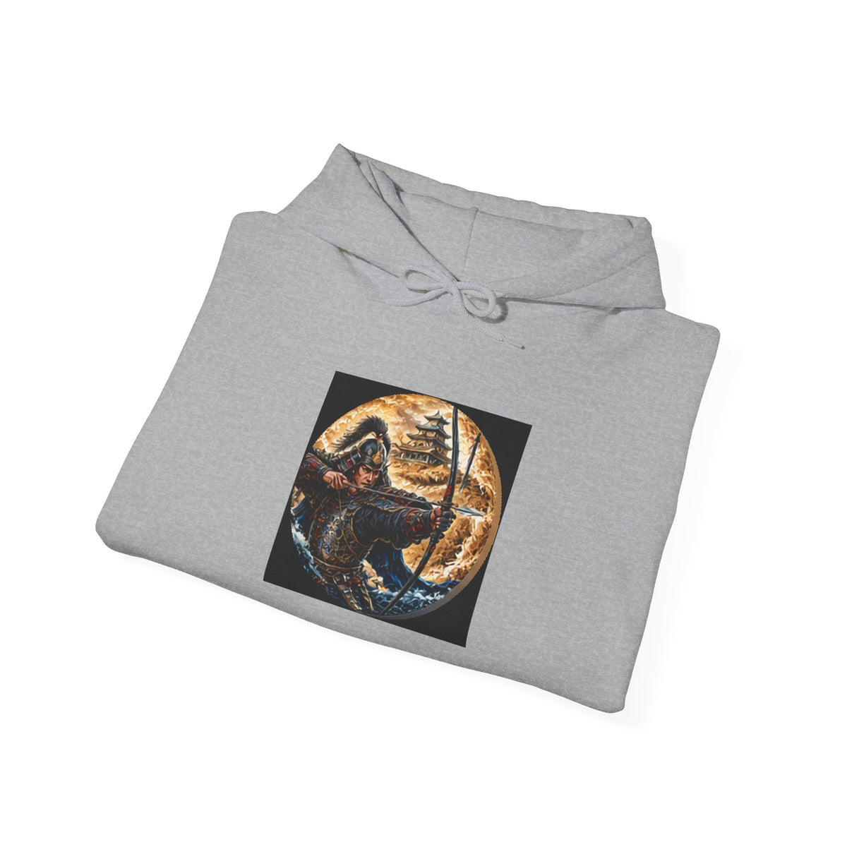 Samurai Warrior Hoodie - Japanese Archer Graphic Sweatshirt