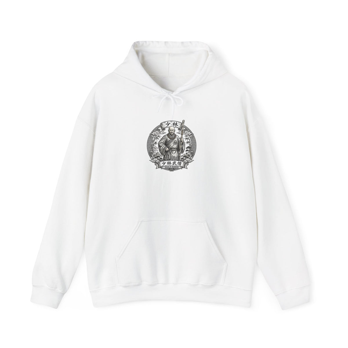 Shaolin Warrior Monk Hoodie - Shaolin Temple Graphic Sweatshirt
