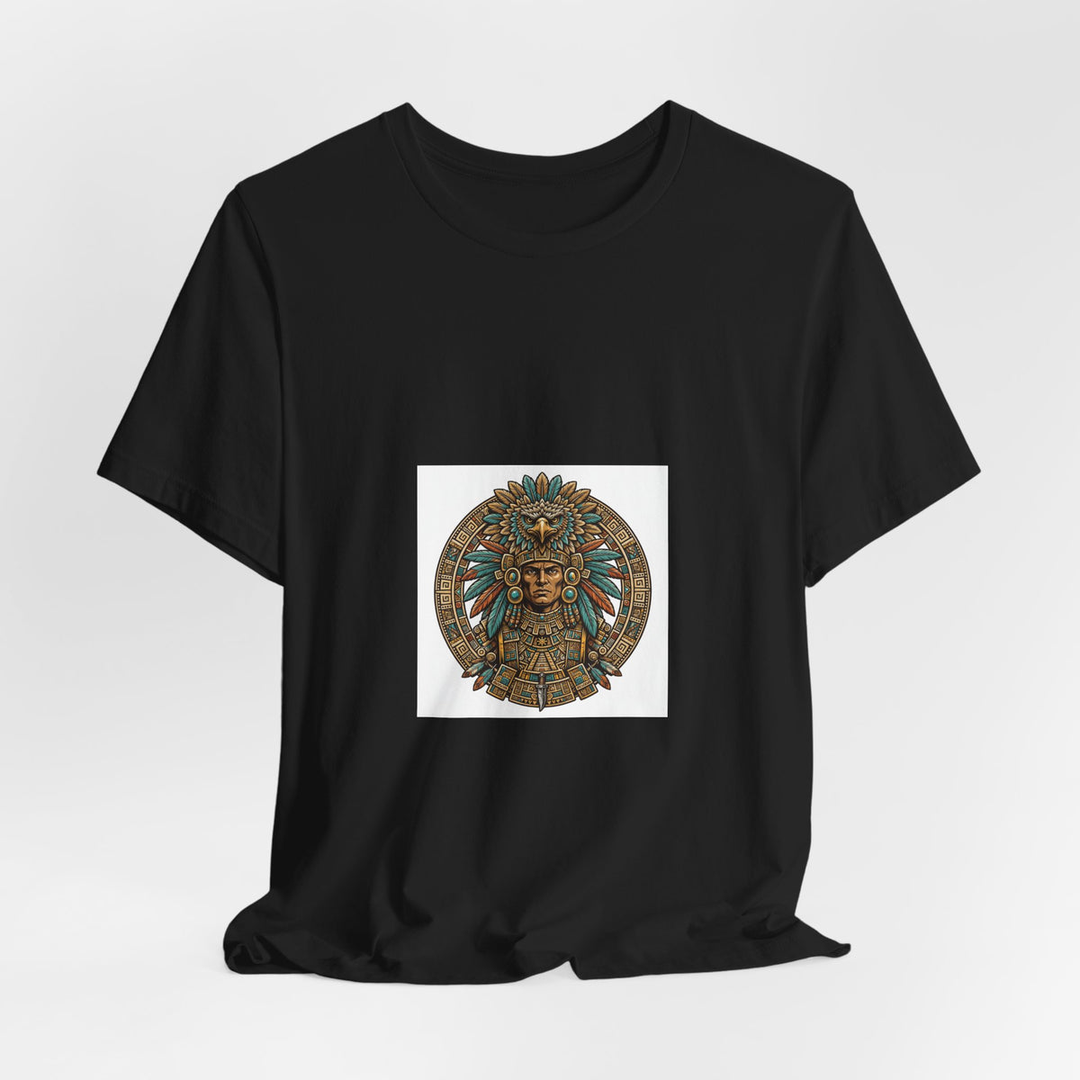 Aztec Eagle Warrior T-Shirt - Tenochtitlan Graphic Tee