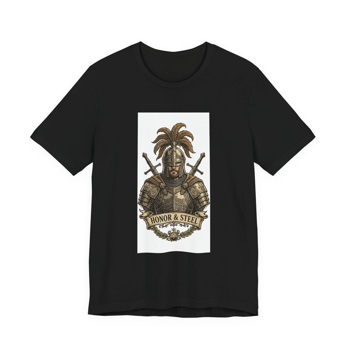 Medieval Knight T-Shirt - Honor and Steel Graphic Tee